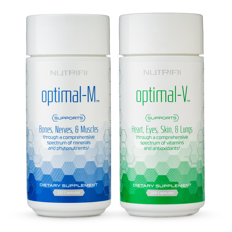 Optimal-M and Optimal-V, Supplements, Heart,Eye,Skin,Lung Health, Beta-Carotene, Vitamin C, Partner.Co Products